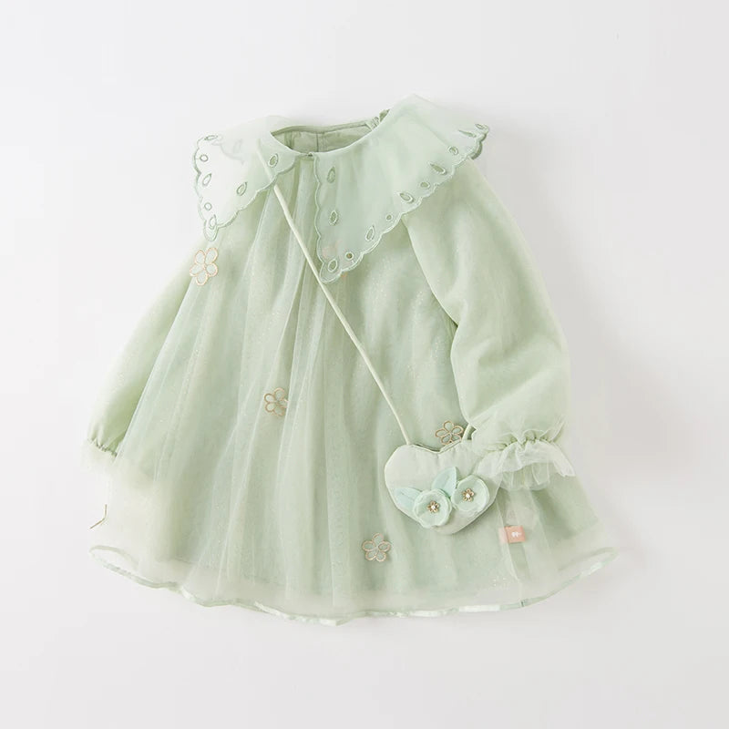 DAVE＆BELLA Girls Long Sleeve Birthday Party Dress