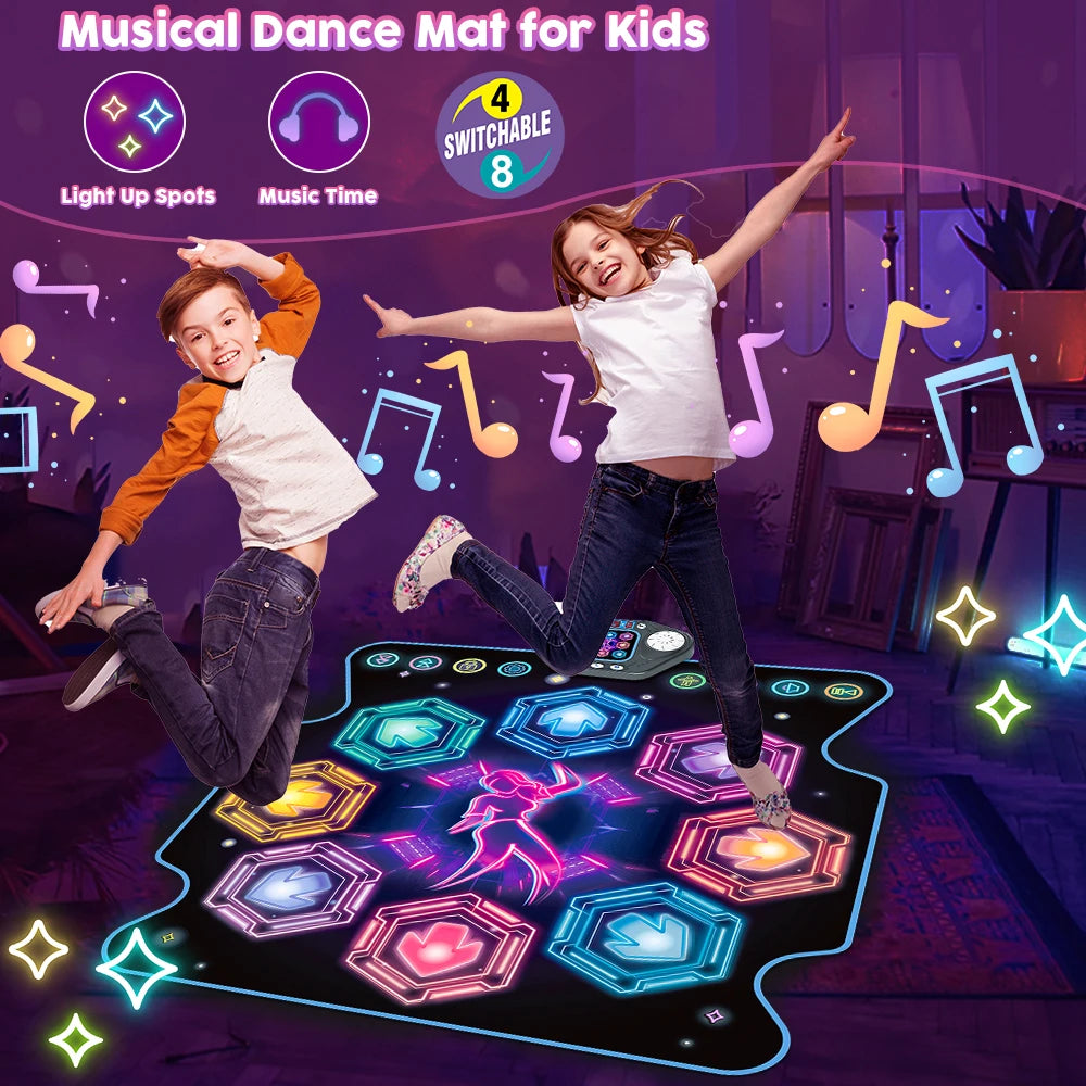 VATOS Dance Mat 27 Levels With 8 LED Keys Bluetooth 5 Modes