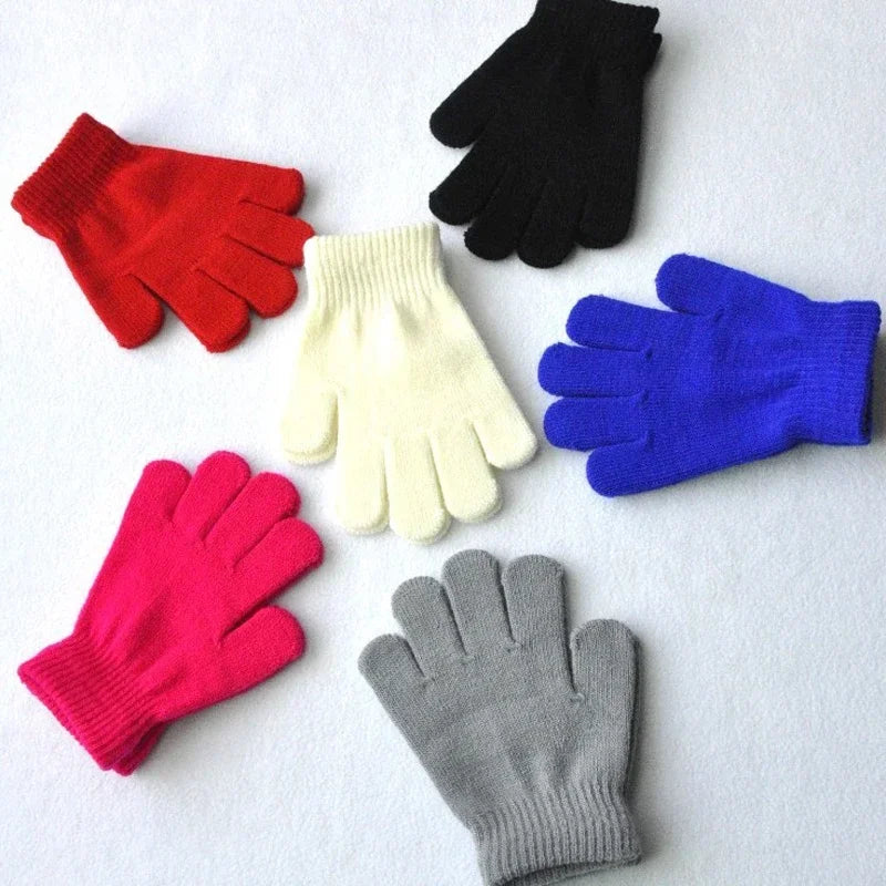 Zhejiang Kids Winter Gloves For 6 To 10 Years Old Boys And Girls Warm Cotton Car Pattern