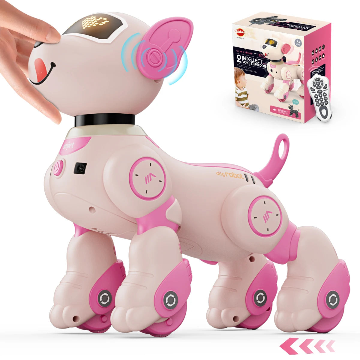 VATOS Robot Dog Toy For Kids With 2.4GHz Remote And Voice Commands