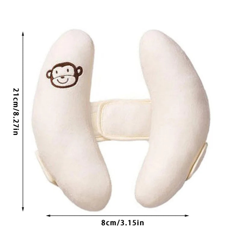Infant Stroller Neck Pillow Cartoon Flower Baby Car Seat Protector