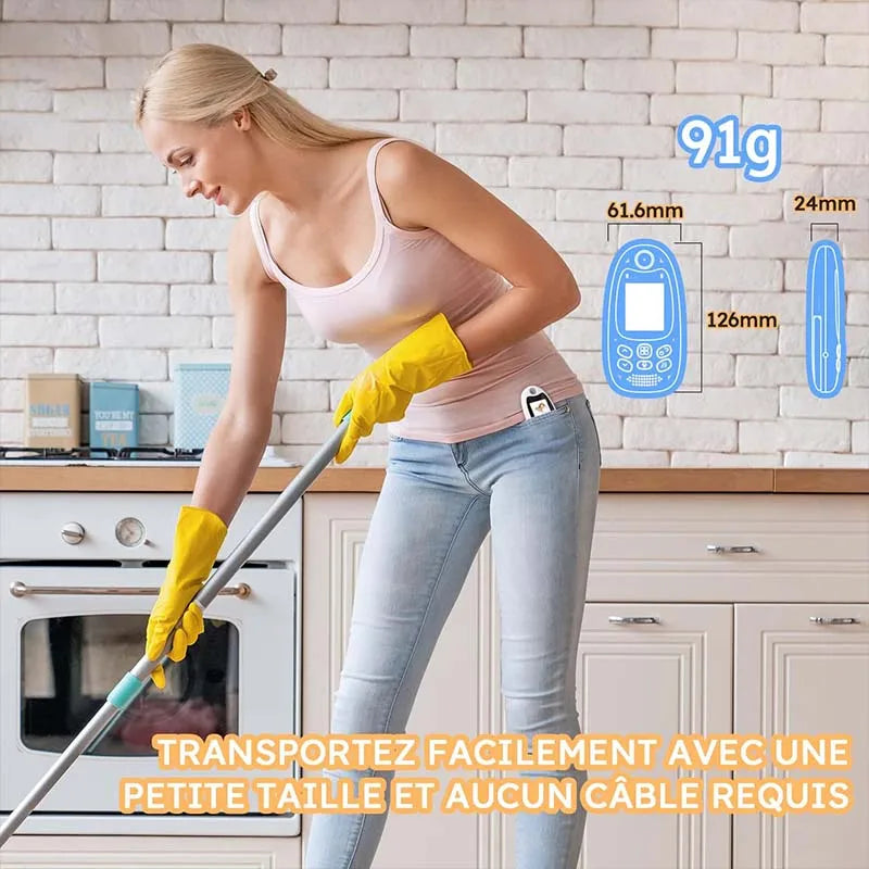 BOIFUN Baby Monitor With Camera Temperature Sensor 720p