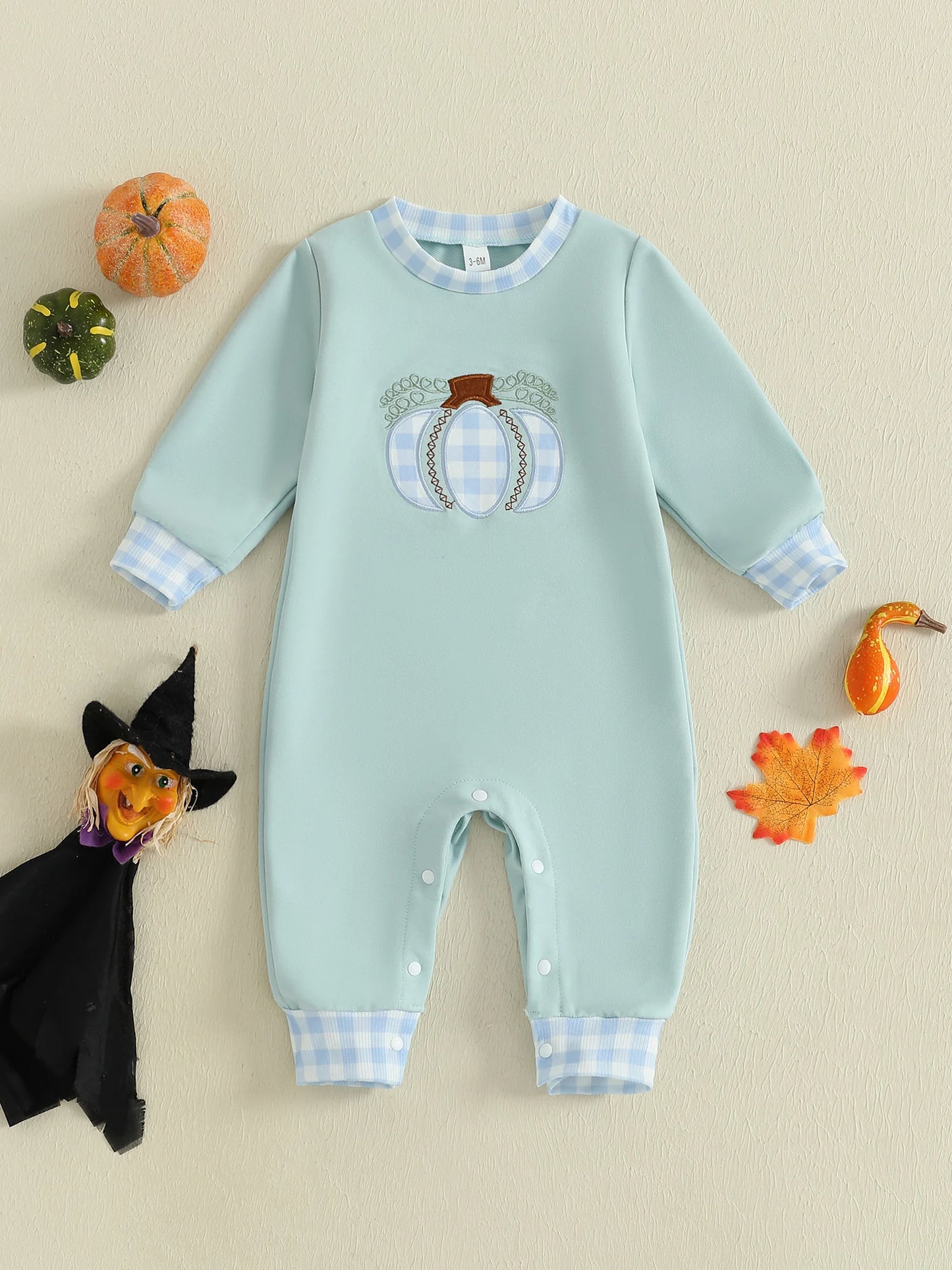 Unisex Hooded Baby Romper With Cartoon Animal Print