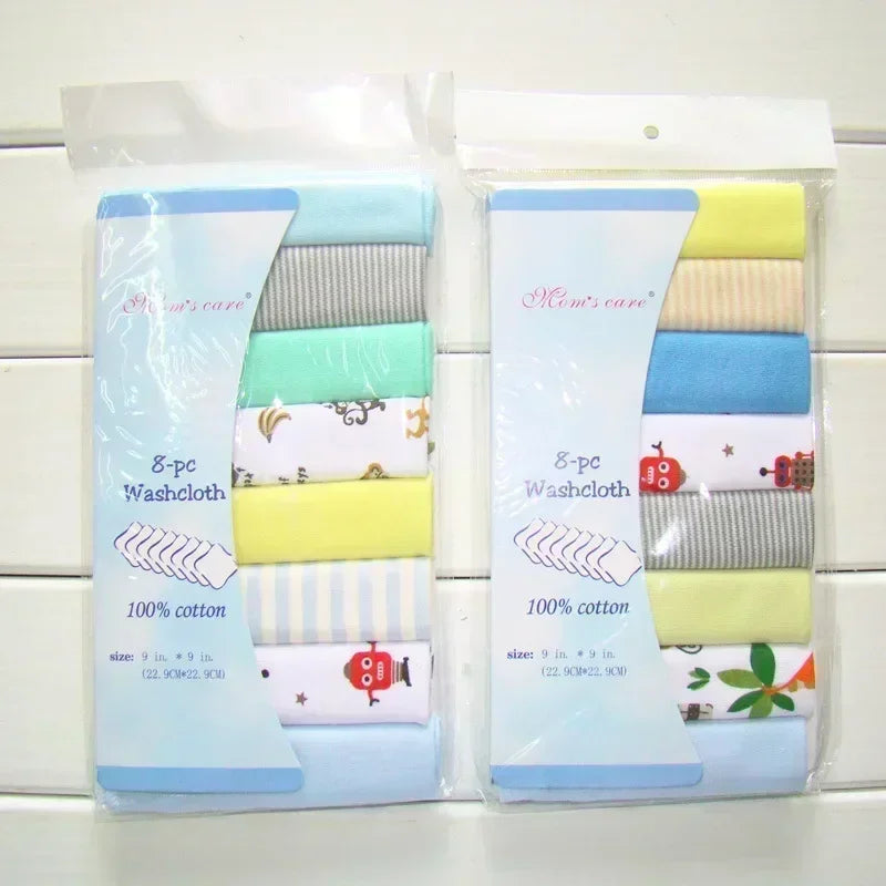 Cotton Newborn Baby Towels Set Washcloths Nursing Care