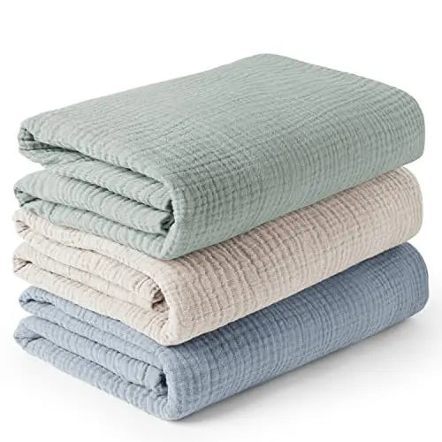 Zhejiang Cotton Muslin Swaddle Blanket Set For Babies