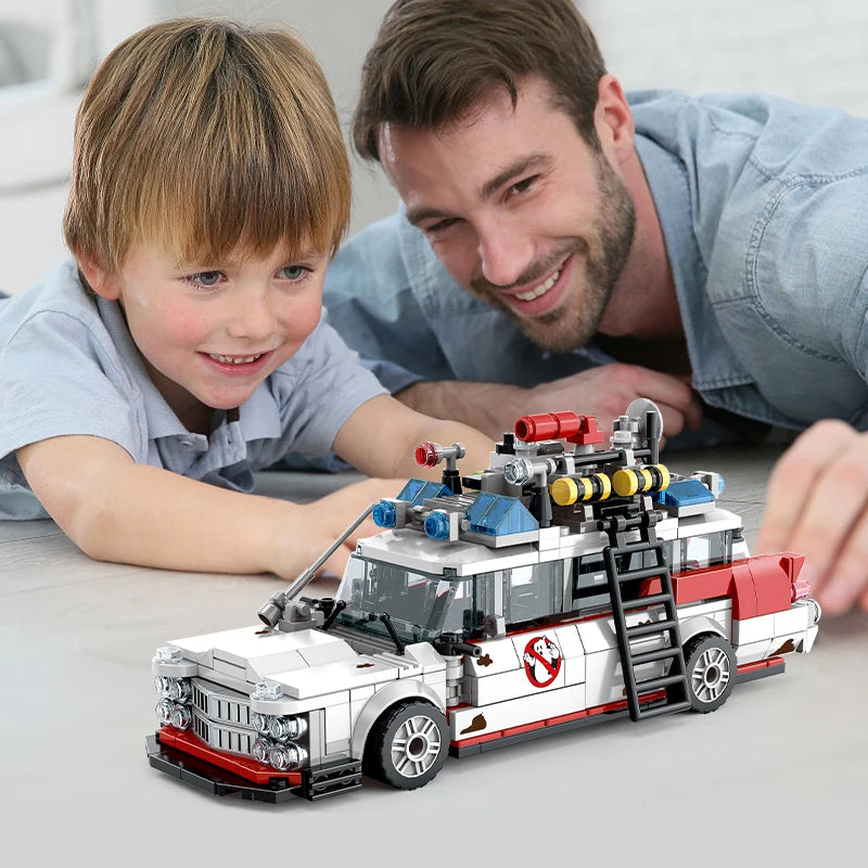 Hign Concerned Chemical Ghostbusters Ecto 1 Building Blocks