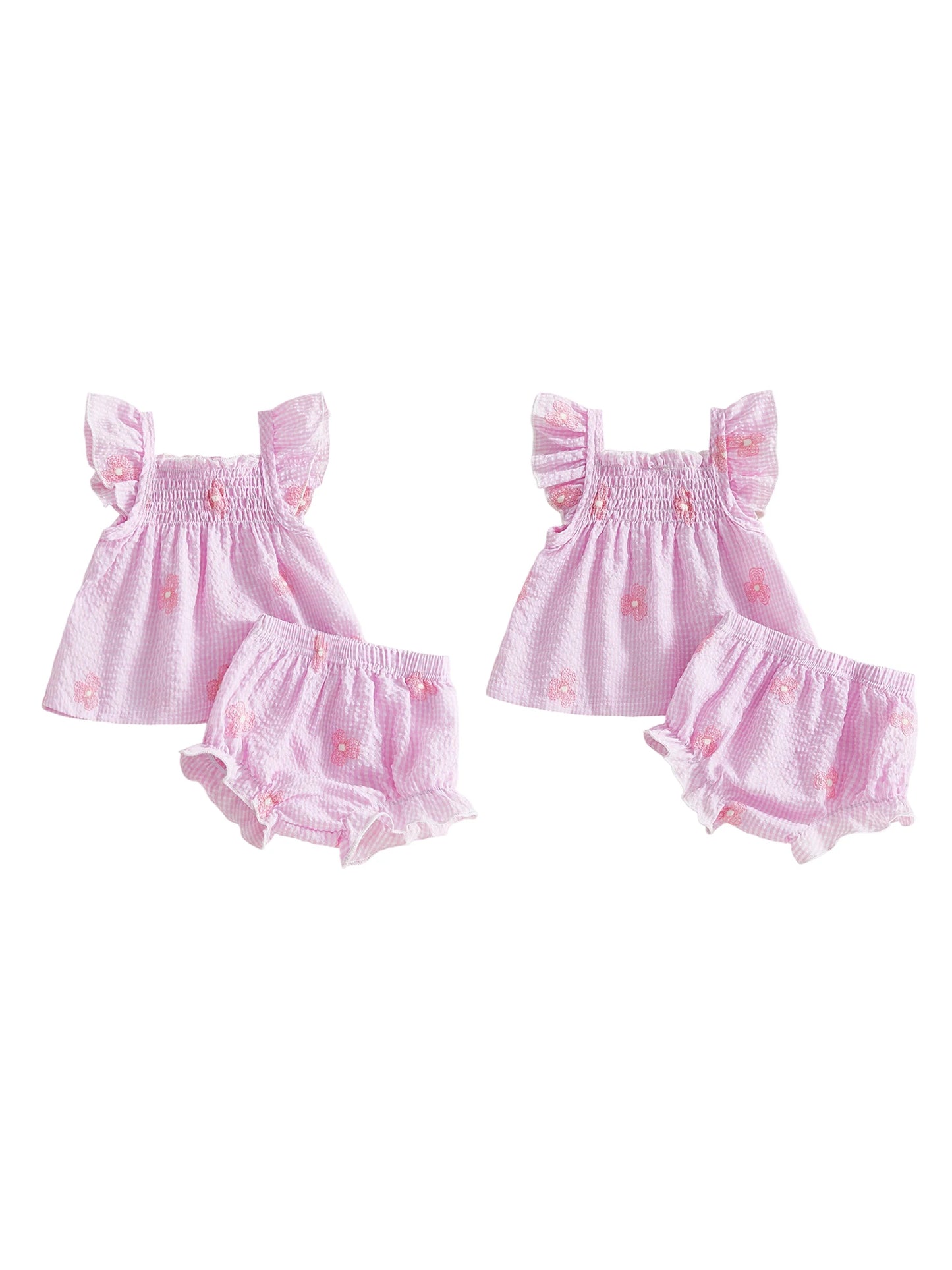 Floral Print Off Shoulder Ruffle Crop Top And Shorts Set