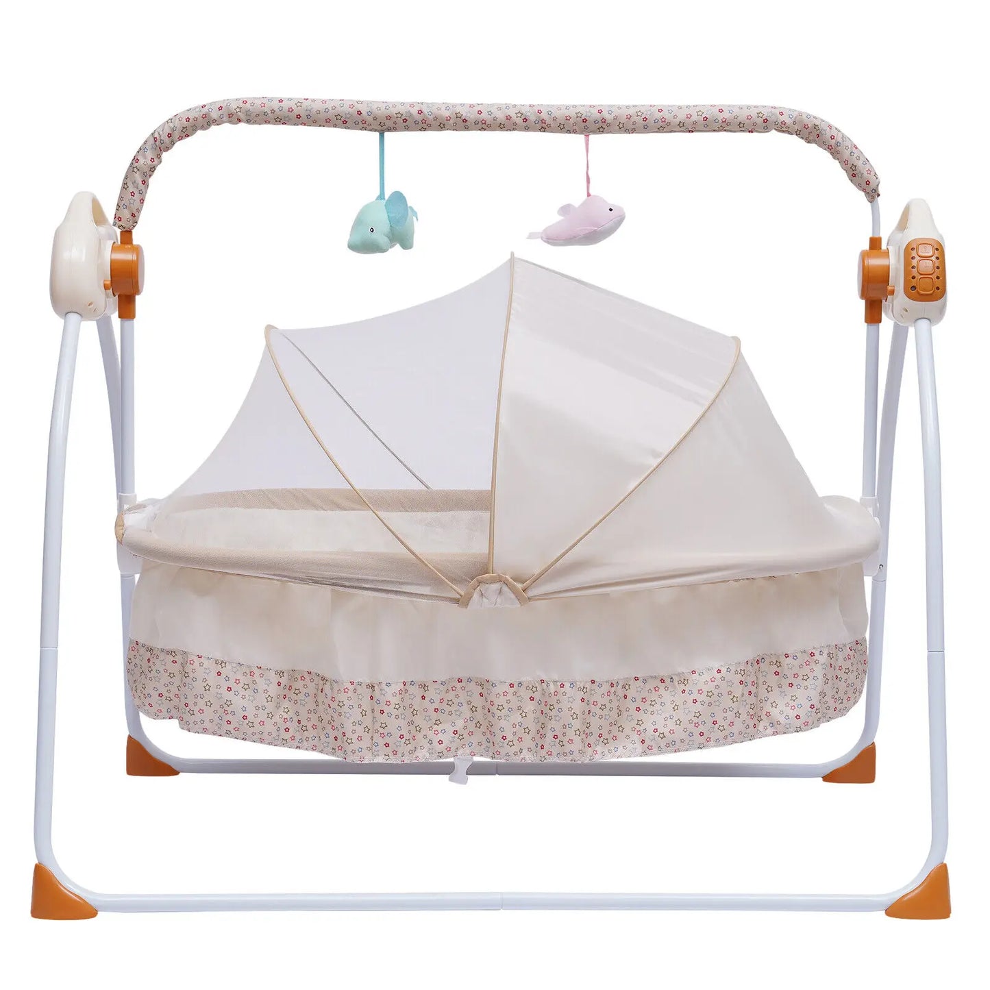 Hign Concerned Electric Baby Swing Cradle With Bluetooth
