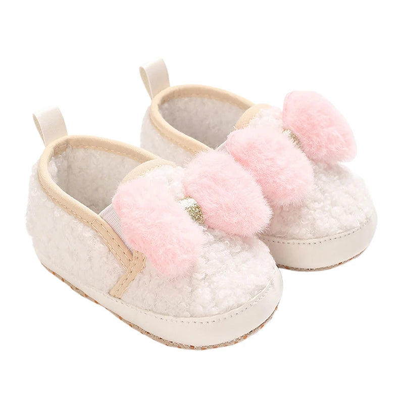 Guangdong Plush Winter Boots For Toddlers Slip On Anti Skid