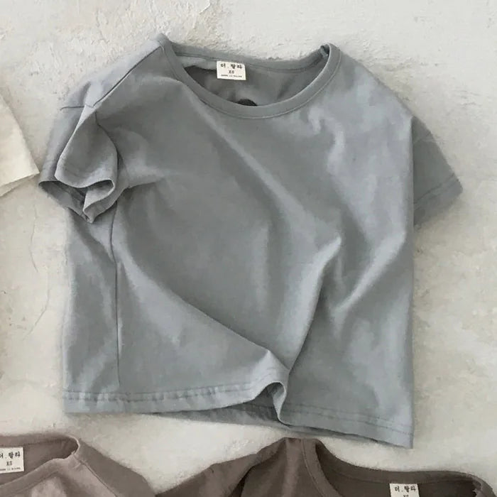 Sonkpuel Baby Boy Stripe Shirt Cotton Summer Short Sleeve