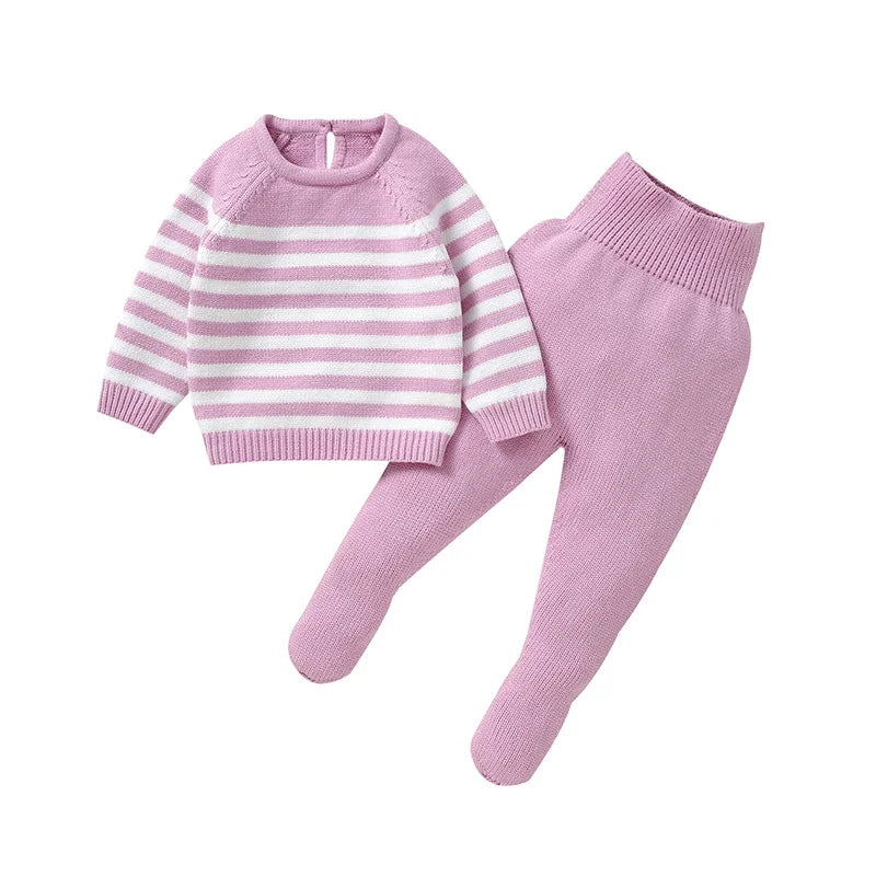 Mimixiong Baby Unisex Knit 2 Piece Outfit Autumn Winter
