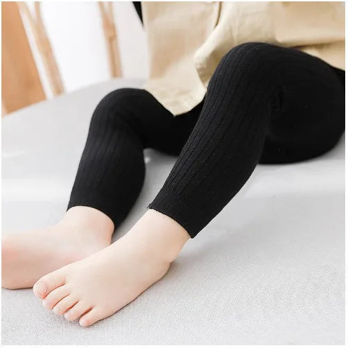 CN Girls Ribbed Sweater And Leggings Set Footless Tights
