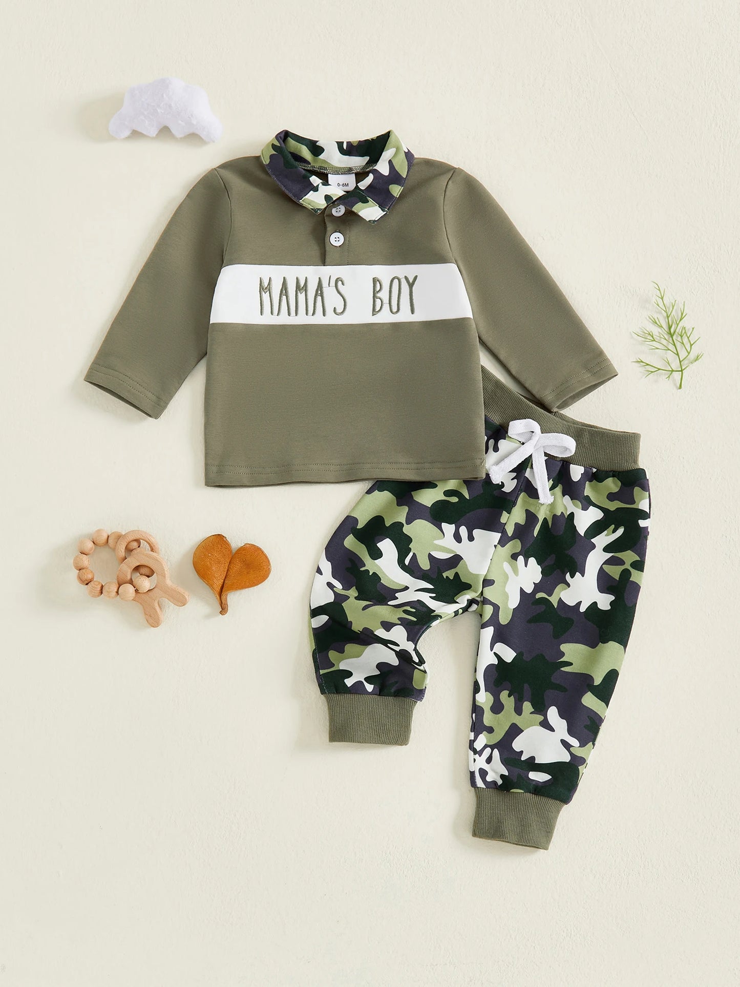 Guangdong Boys Winter TwoPiece Knit Set Kids With Lapel Logo