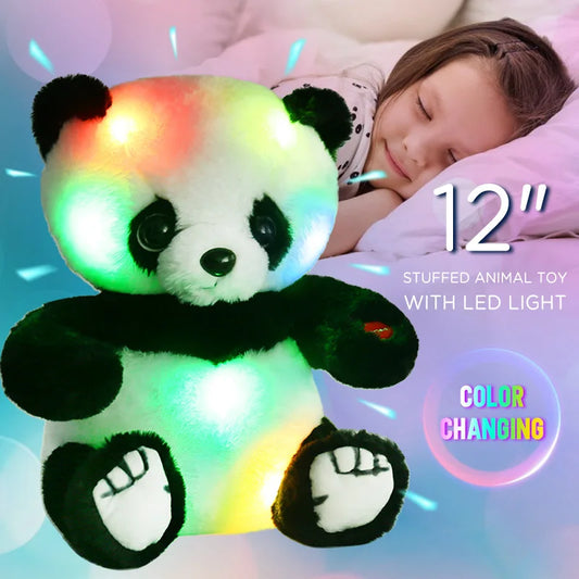 Panda Plush Light Up Toy With LED Gift For Children
