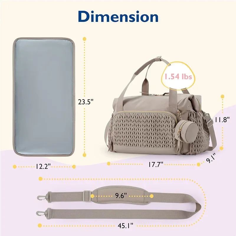 Guangdong Diaper Bag For New Mom Large Capacity Travel Bag