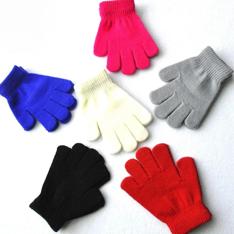 Zhejiang Kids Winter Gloves For 6 To 10 Years Old Boys And Girls Warm Cotton Car Pattern