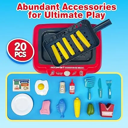 Hign-concerned Changing Kids Food Fryer Pretend Play Toy