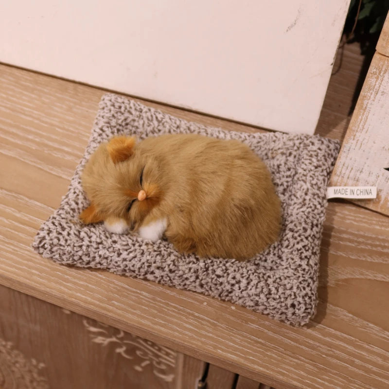 Interactive Meowing Kitten Plush With Press To Meow Sound Gift