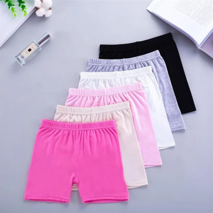 Girls Basic Modal Shorts Set Casual Summer Kids Shorts