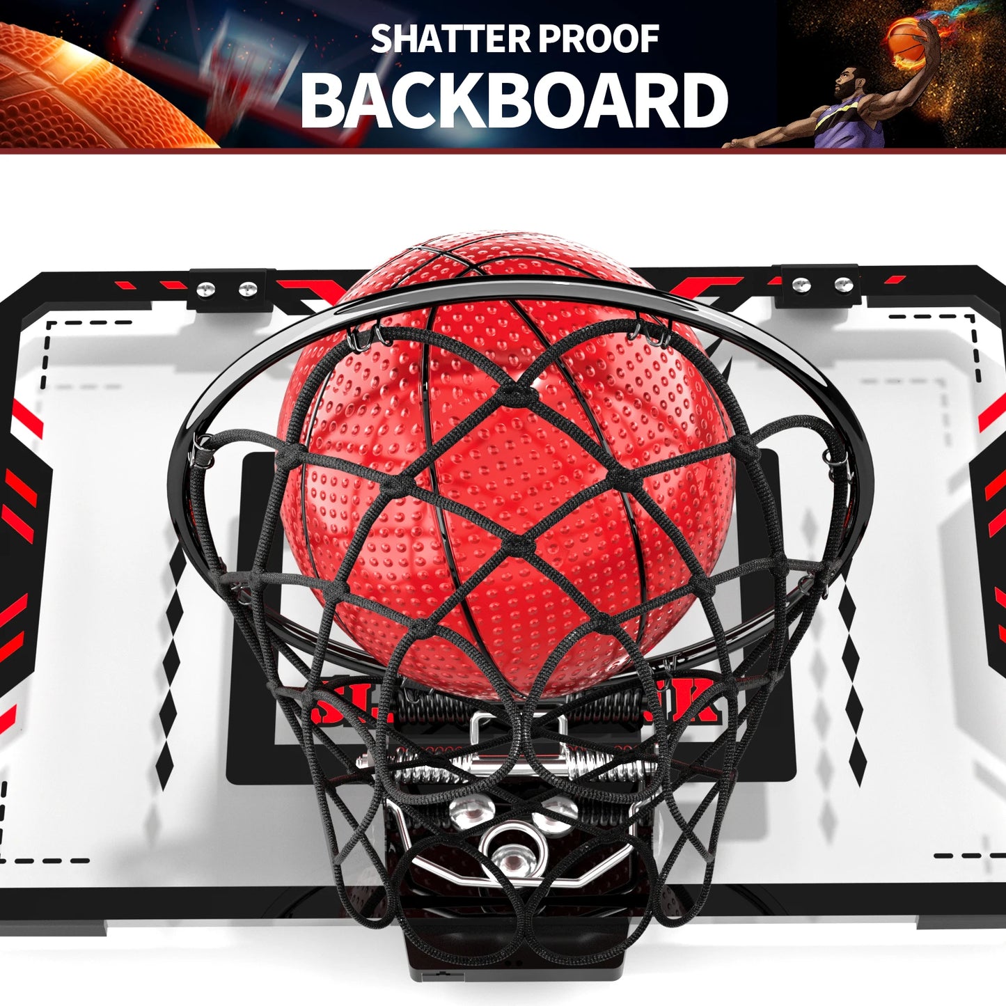 CE Indoor Basketball Hoop For Kids With Scoreboard
