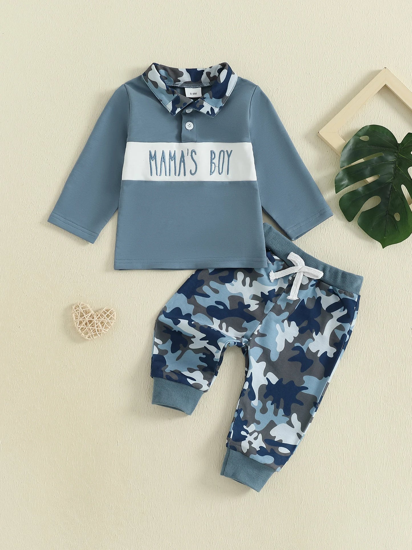 Guangdong Boys Winter TwoPiece Knit Set Kids With Lapel Logo