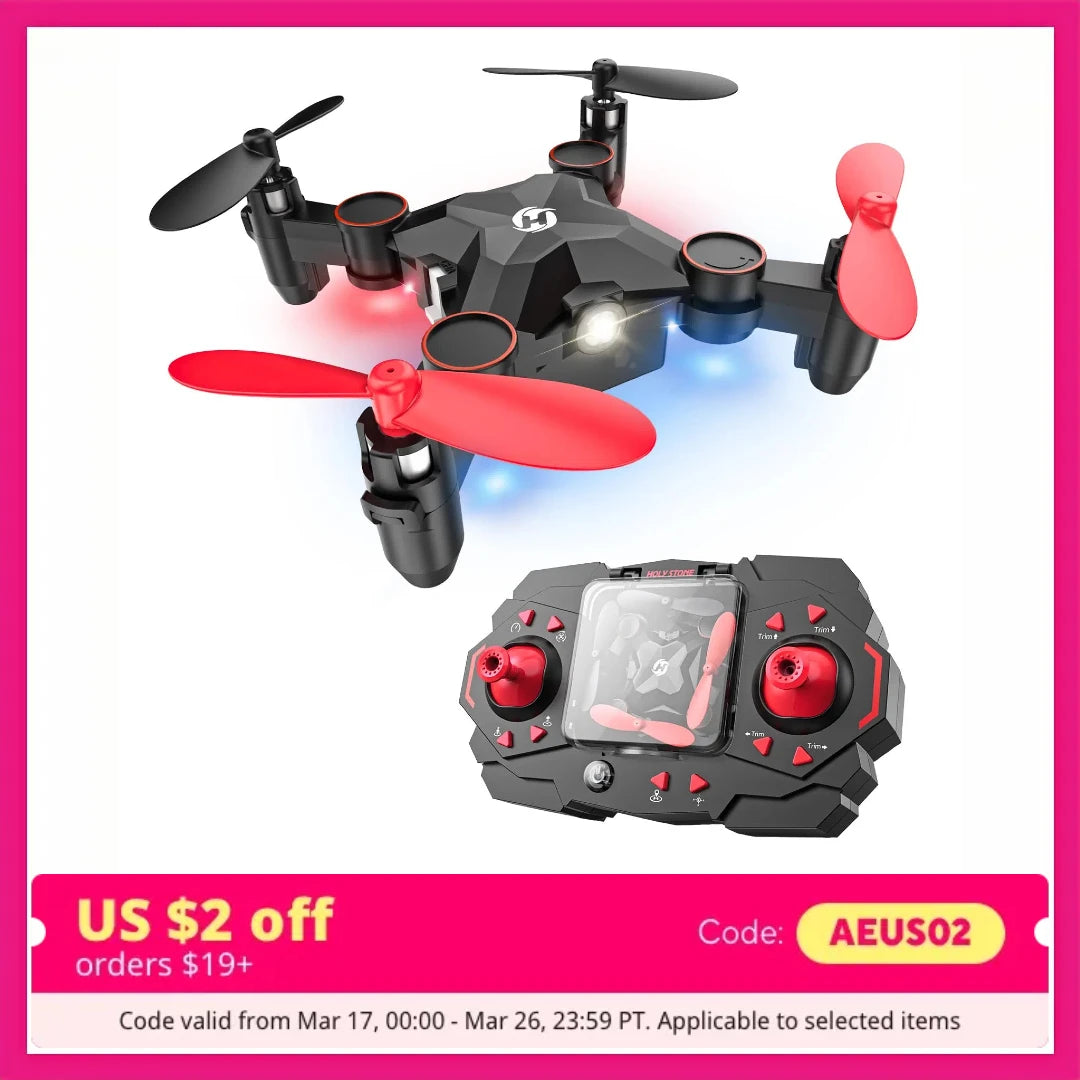 Holy Stone HS190 Mini Drone Foldable Portable Altitude Hold