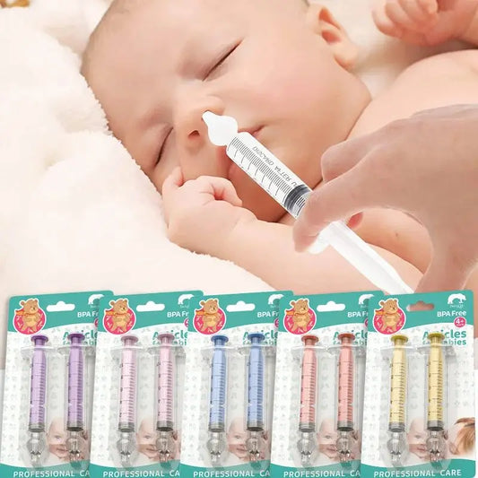 Baby Nasal Aspirator Syringe Silicone Nasal Washer For Children