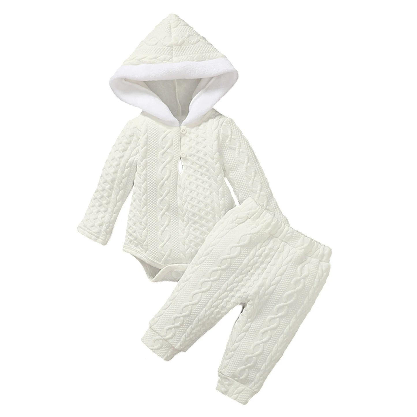 Toddler Girls 2 Piece Hoodie Jumpsuit Set With Leggings