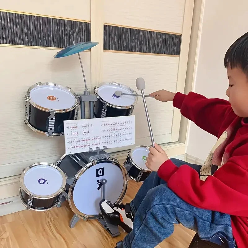 Children Drum Set Toy For Practice Percussion And Fun