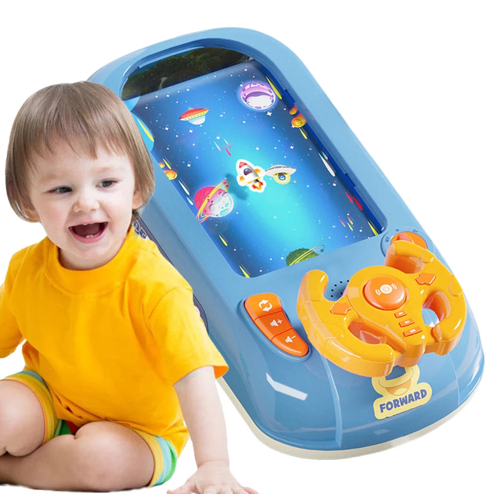 APWIKOGER Battery Operated Driving Simulator Toy Wheel