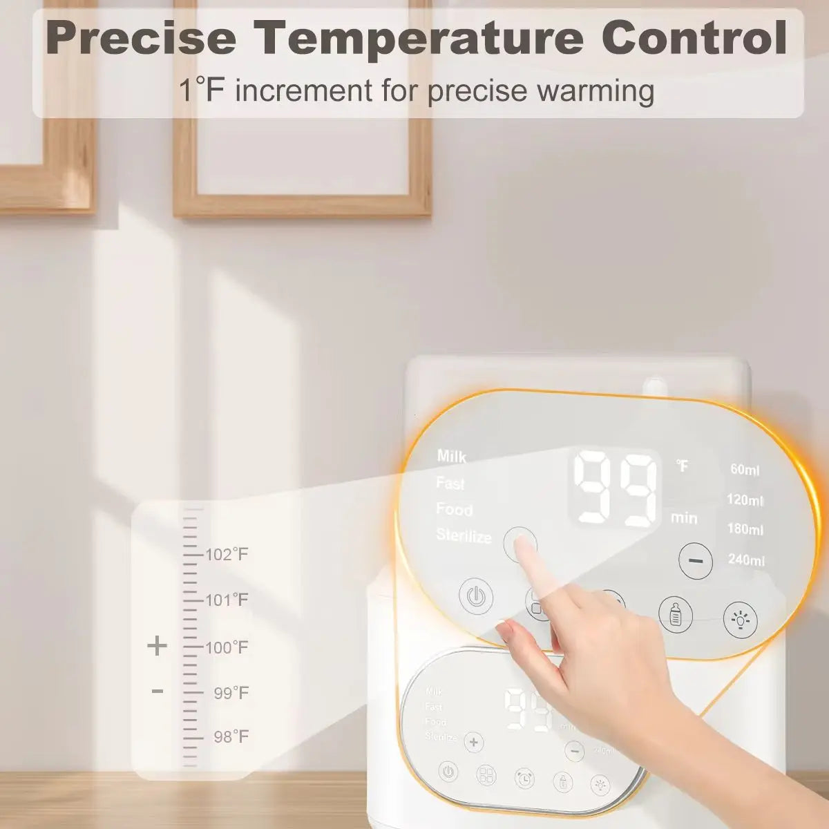 Hignconcerned 10 In 1 Baby Bottle Warmer Dual Heating Timer