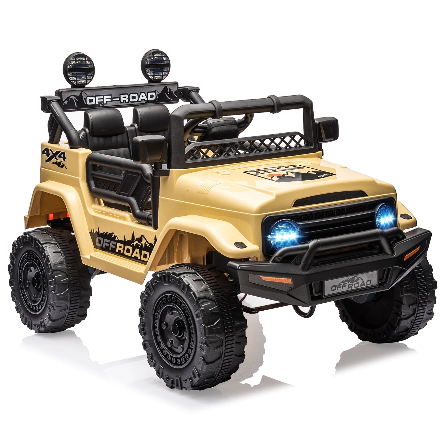 Electronic 12V Ride On Truck With Remote Bluetooth Lights