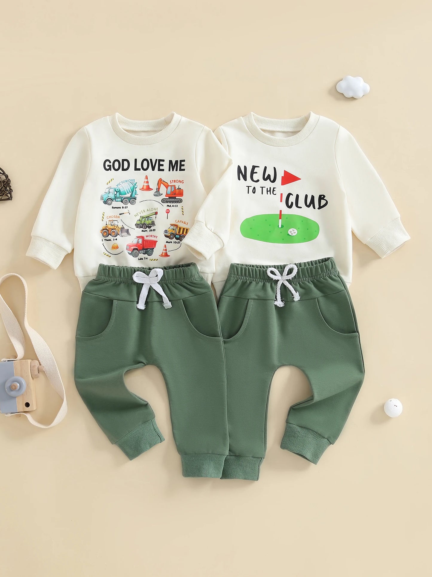 Guangdong Baby Winter 2 Piece Hooded Jacket Leggings Set