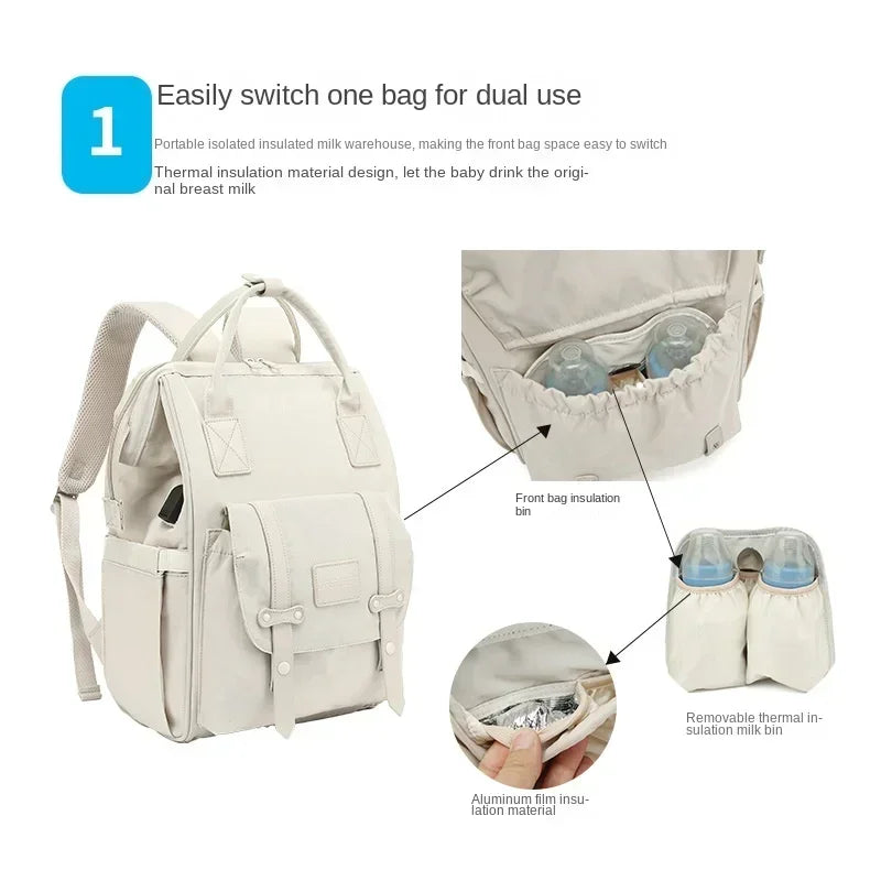Insular Baby Diaper Backpack Waterproof Maternity Bag