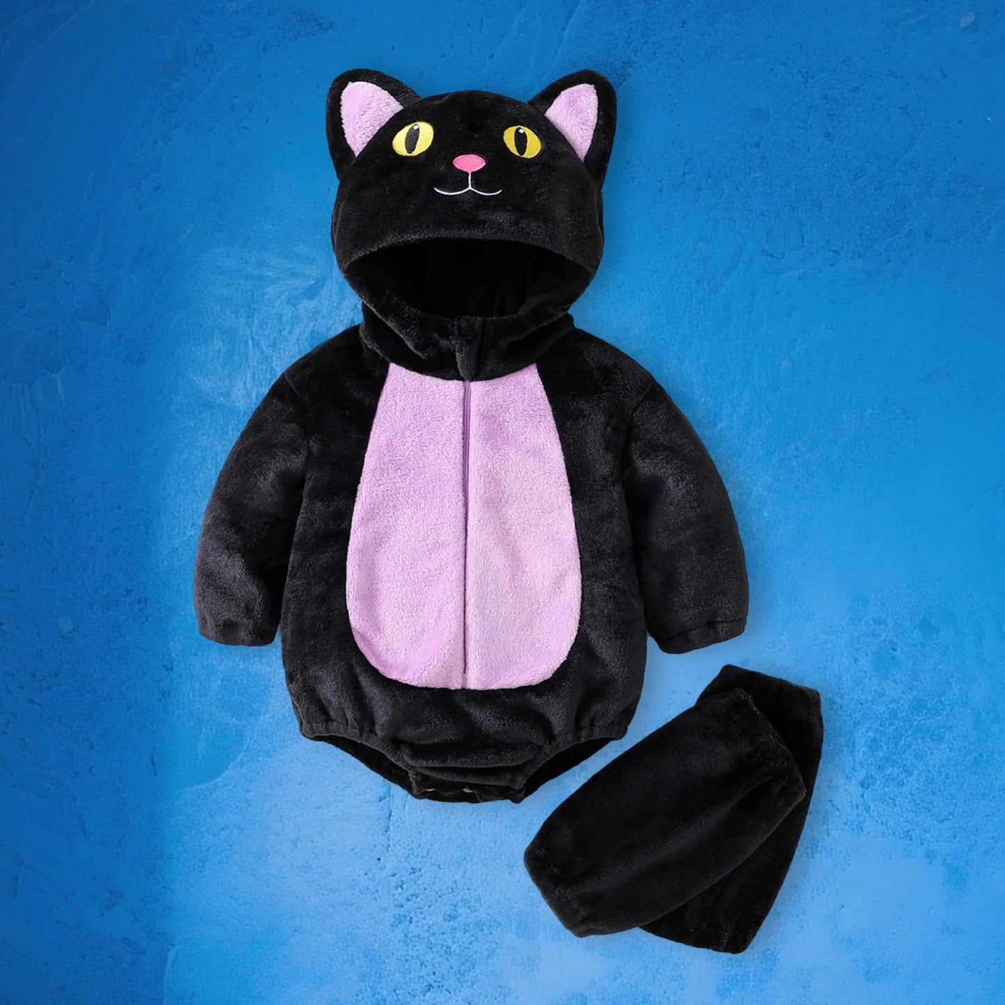 Meihuida Infant Animal Hooded Romper With Leg Warmers