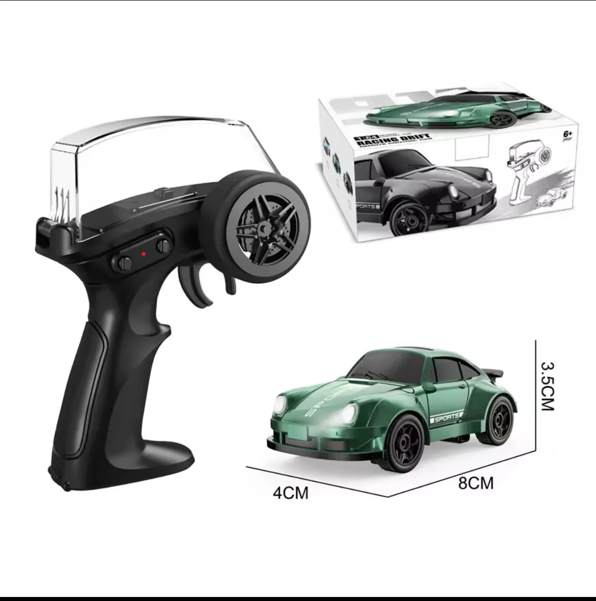 RC 911 Desktop Drift Car OneSixtyFour Mini RC Proportional