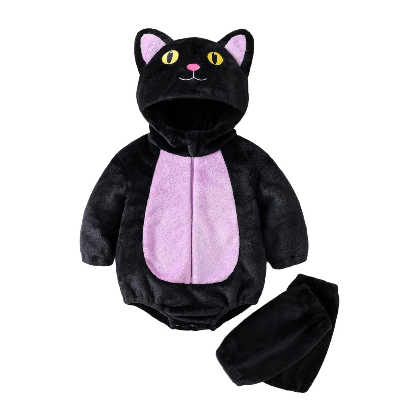 Meihuida Infant Animal Hooded Romper With Leg Warmers