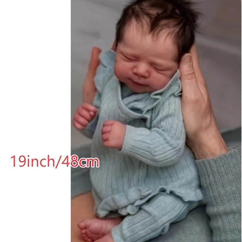 Jiangsu Reborn Doll Hand Painted Realistic Skin Cloth Body