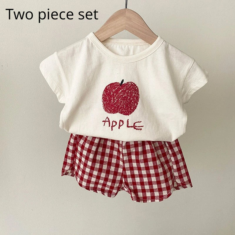 Unisex Cotton Baby Pajama Sets Toddler Sleepwear Cartoon Homewear