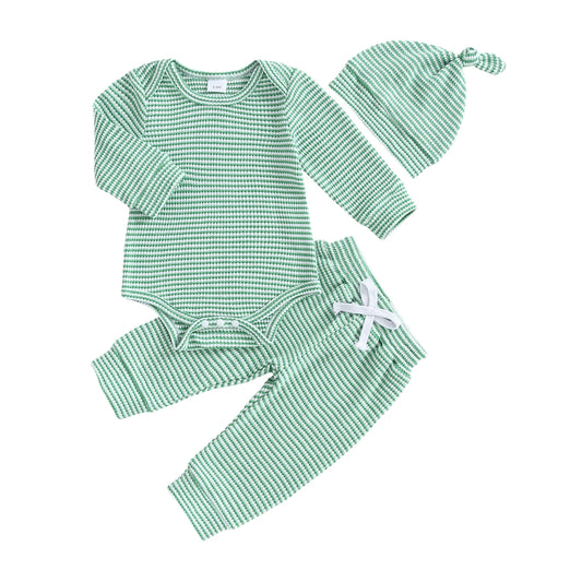 Baby Girl Winter 3 Piece Floral Hooded Jacket Leggings Beanie