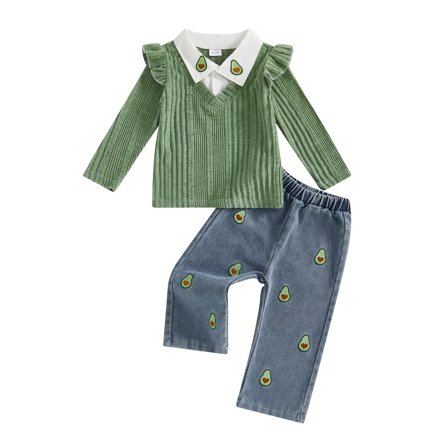 Toddler Girl Two Piece Winter Fleece Hoodie Jogger Set