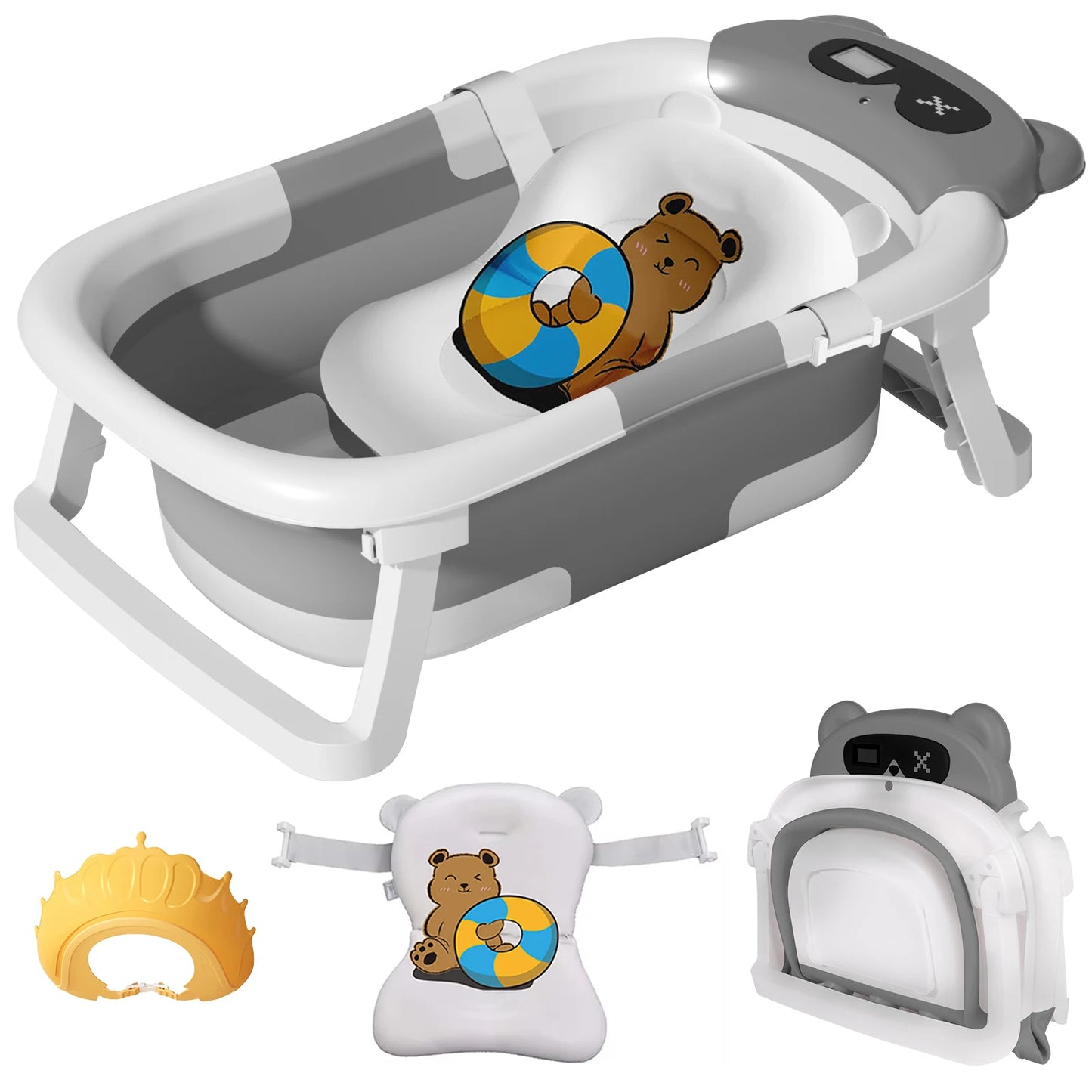 Hign-concerned Baby Bath Tub With Temperature Indicator