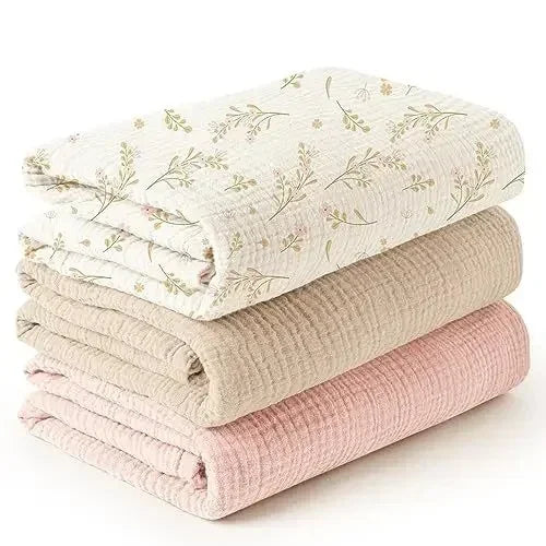 Zhejiang Cotton Muslin Swaddle Blanket Set For Babies