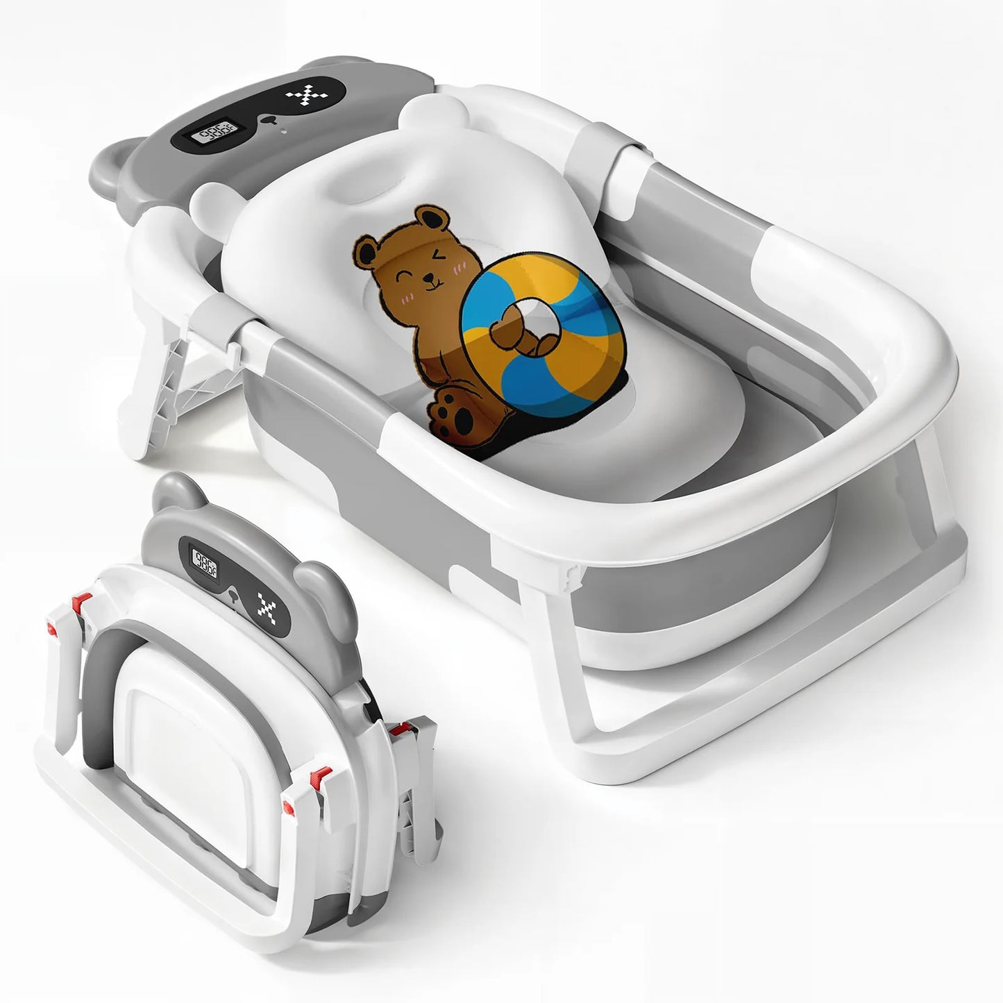 Hignconcerned Baby Bath Tub With Thermometer Design