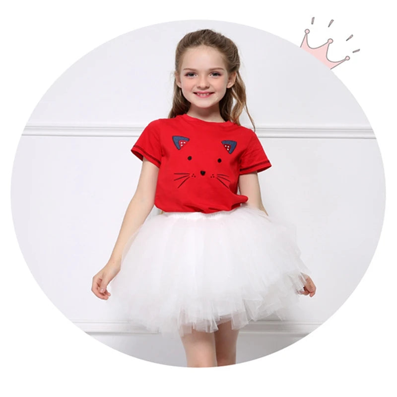 Zhejiang Baby Girls Tutu Fluffy Six Layers Princess Skirt