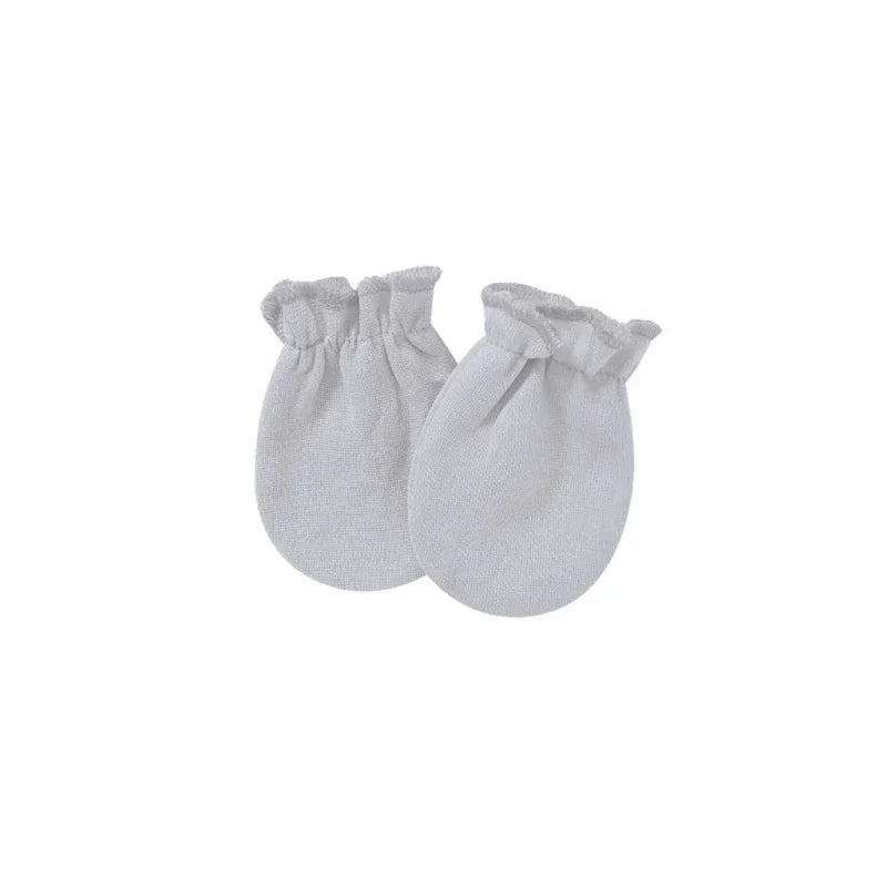 Baby Anti Scratch Soft Cotton Gloves Newborn Mittens 77HD