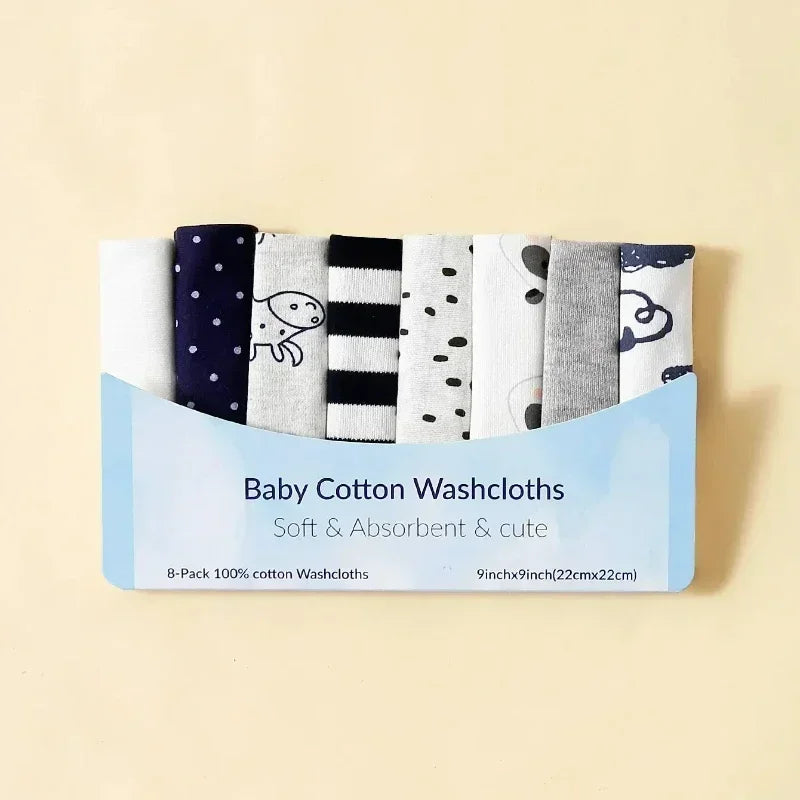 Cotton Newborn Baby Towels Set Washcloths Nursing Care