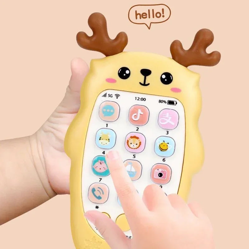 SMHXIANGQIANJINCN Baby Phone Toy Teether Bilingual Learning