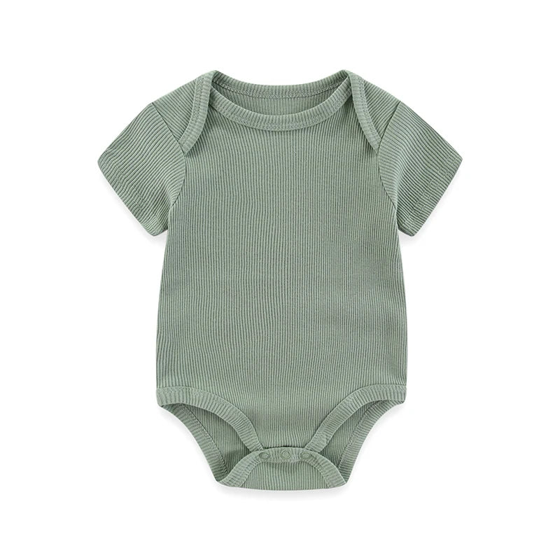 Kiddiezoom Newborn Unisex Cotton Romper Short Sleeve