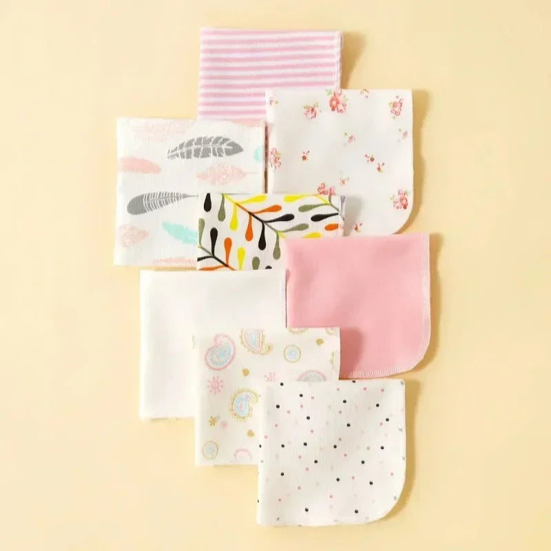 Cotton Newborn Baby Towels Set Washcloths Nursing Care